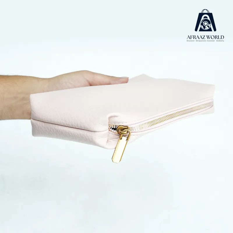 Stylish Pink-Beige Shoulder Bag Set for Women | 2-in-1 Luxury Handbag by Afraaz World
